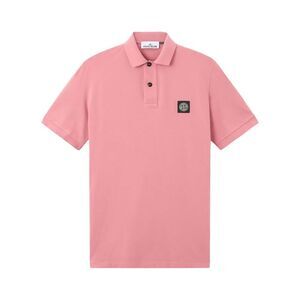 Stone Island Men Slim Fit Cotton Piqué Polo Shirt